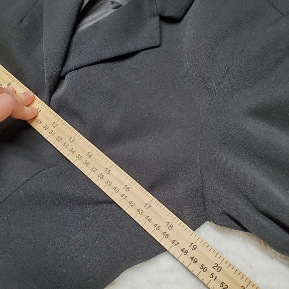 Merona Blazer Black Size 10 Long Sleeve Work Basic - Picture 3 of 6